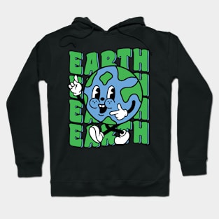 Retro Groovy Earth Day Protect Our Planet Environmental Hoodie